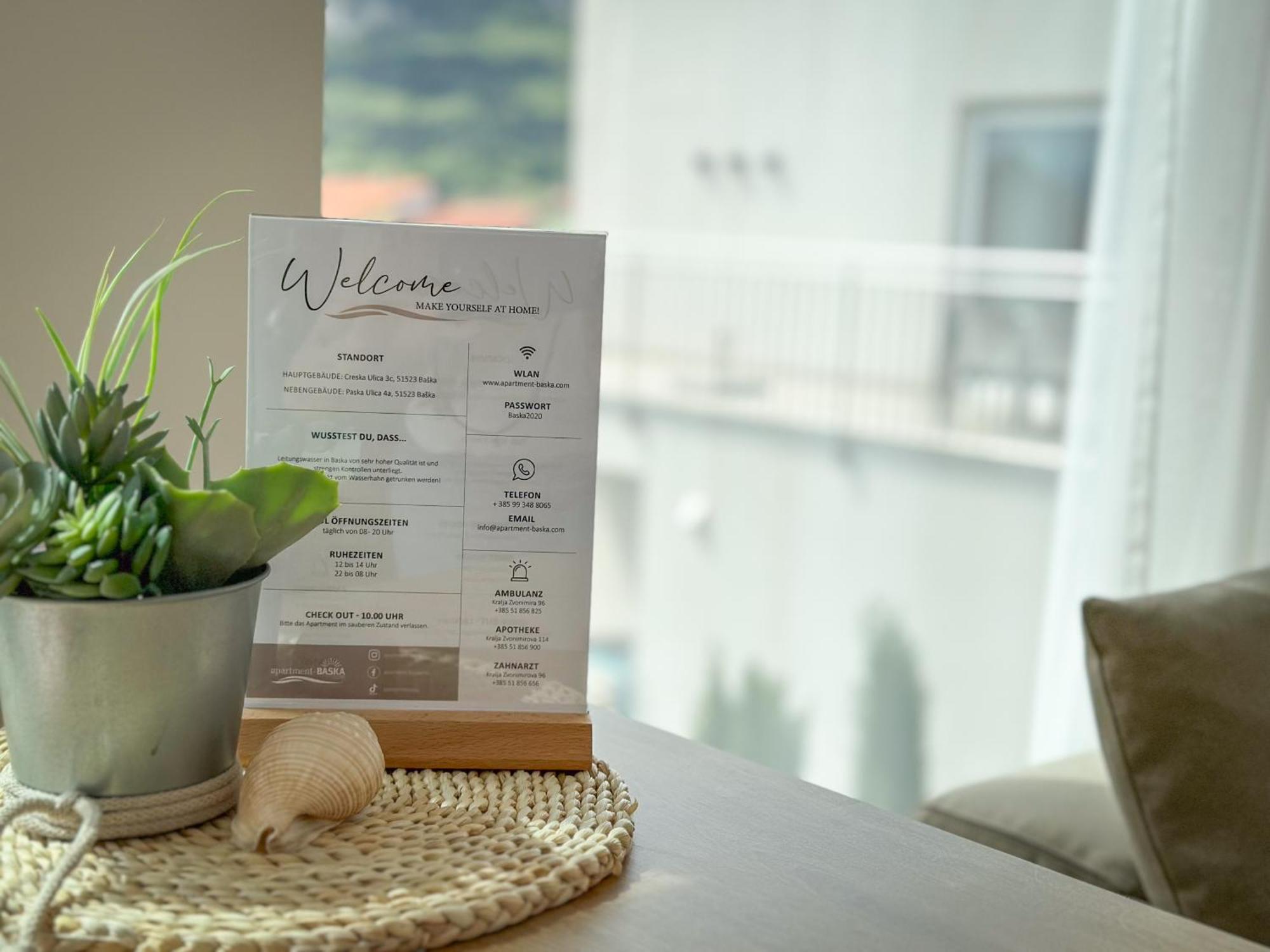 Apartment Baska - Main Building Bagian luar foto