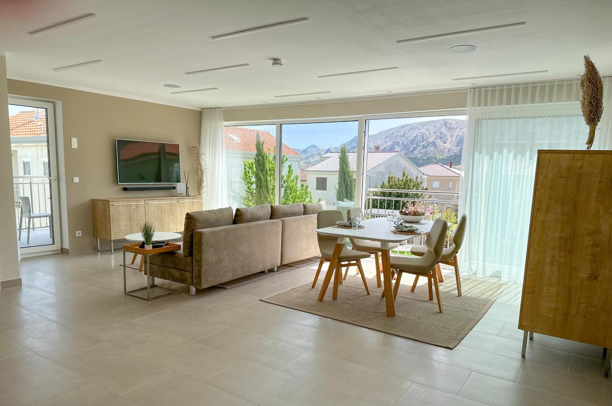 Apartment Baska - Main Building Bagian luar foto